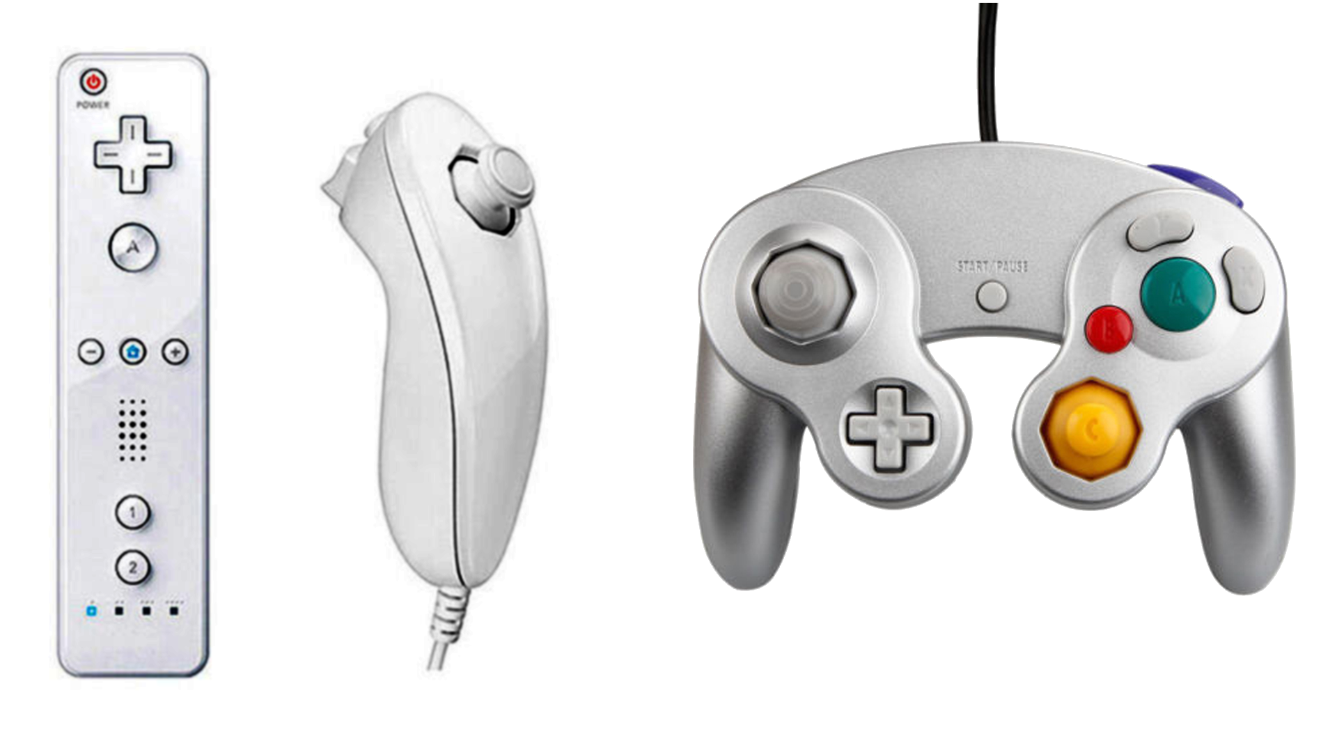 Wii, WII U, GameCube Accessories